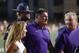 AUSTIN, TX - SEPTEMBER 07: Head coach Ed Orgeron of the LSU Tigers walks to the locker room after the game against the Texas Longhorns at Darrell K Royal-Texas Memorial Stadium on September 7, 2019 in Austin, Texas. (Photo by Tim Warner/Getty Images)