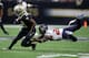 NEW ORLEANS, LOUISIANA - SEPTEMBER 09: Ted Ginn #19 of the New Orleans Saints is tackled by Aaron Colvin #22 of the Houston Texans at Mercedes Benz Superdome on September 09, 2019 in New Orleans, Louisiana. (Photo by Chris Graythen/Getty Images)