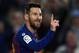 BARCELONA, SPAIN - APRIL 27: Lionel Messi of Barcelona celebrates after scoring his team's first goal during the La Liga match between FC Barcelona and Levante UD at Camp Nou on April 27, 2019 in Barcelona, Spain. (Photo by Quality Sport Images/Getty Images)