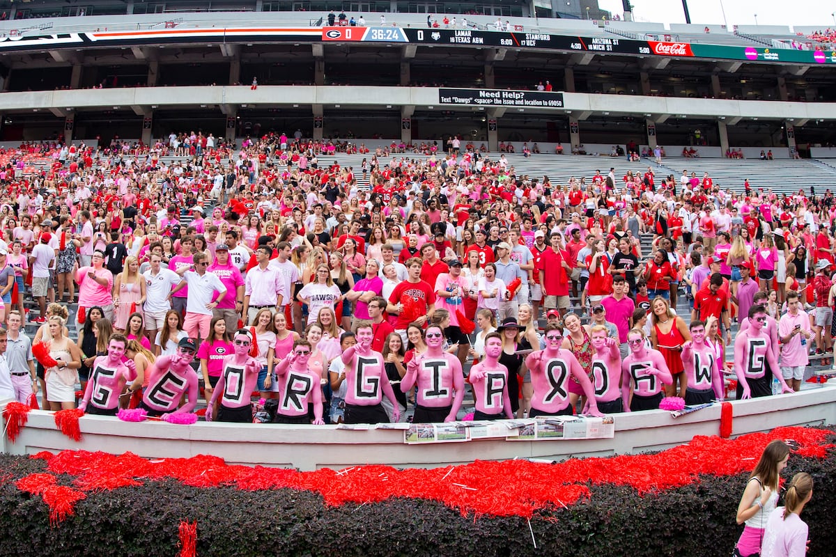 Georgia Fans Honor Blake Anderson's Late Wife Wendy with 'Pink Out'