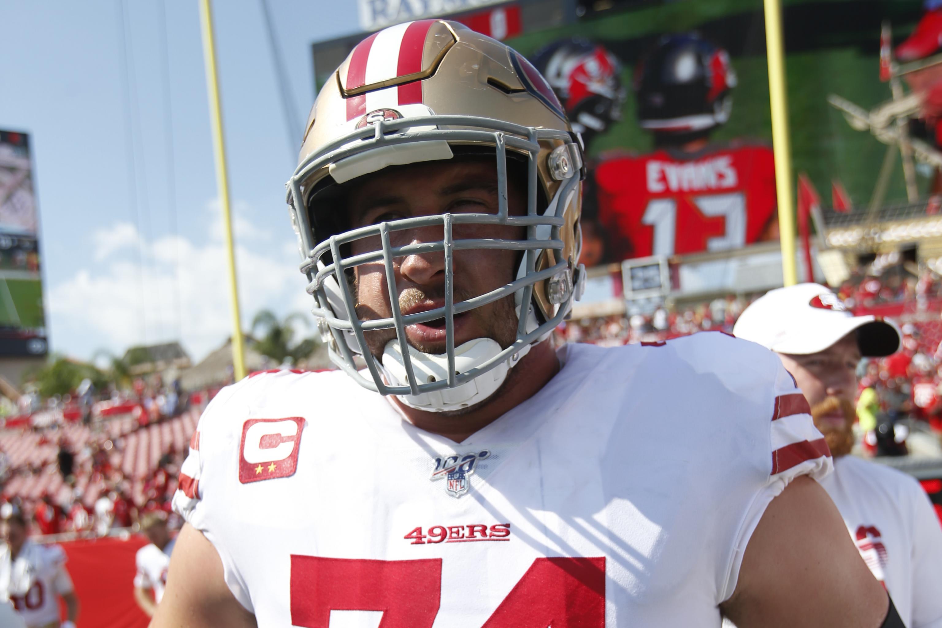 49ers lineman suffers season-ending injury