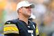 PITTSBURGH, PA - SEPTEMBER 15: Ben Roethlisberger #7 of the Pittsburgh Steelers looks on during the fourth quarter after being injured against the Seattle Seahawks at Heinz Field on September 15, 2019 in Pittsburgh, Pennsylvania. (Photo by Joe Sargent/Getty Images)