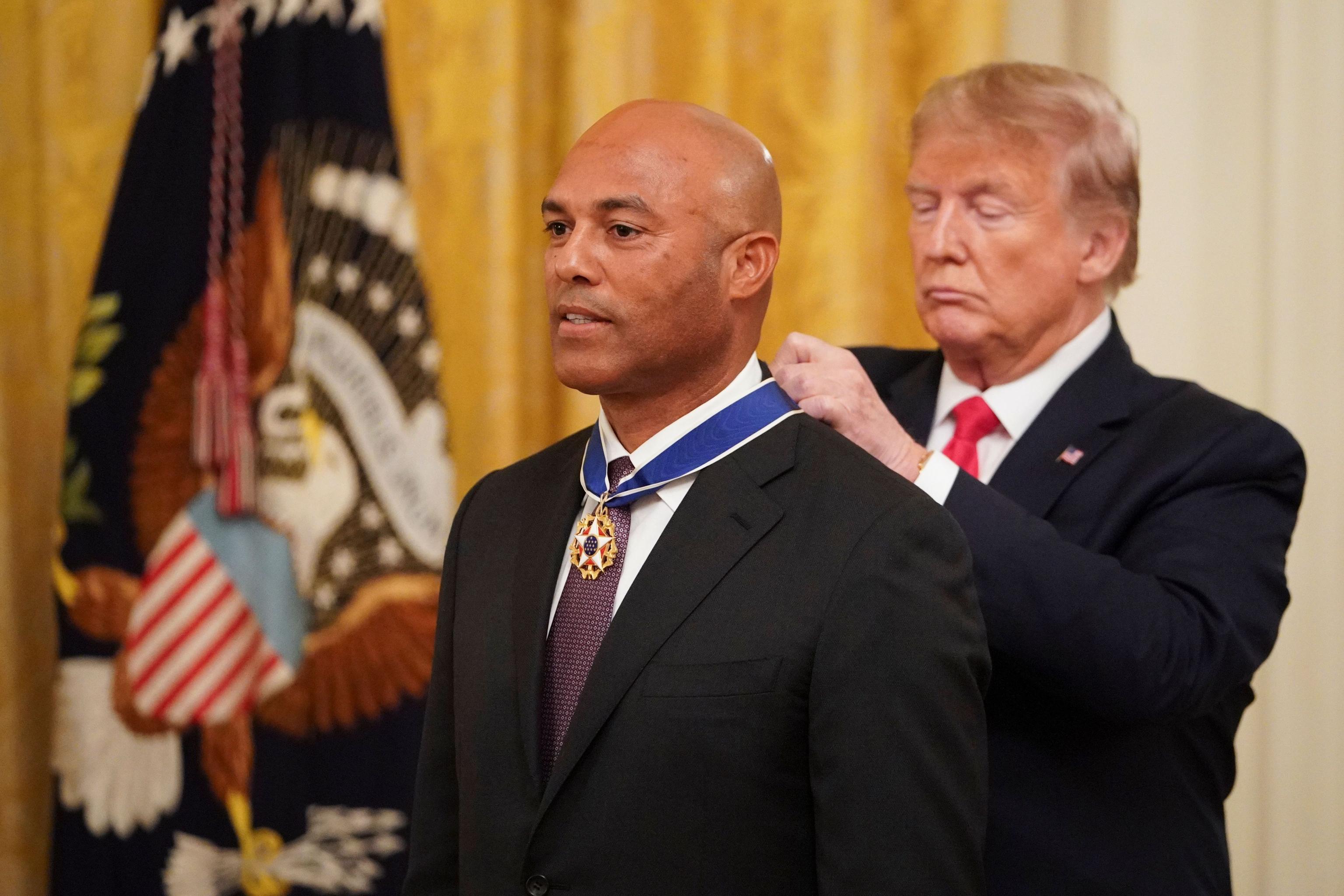 Yankees legend Mariano Rivera receives Medal of Freedom