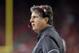 Washington State Cougars head coach Mike Leach during the second half of an NCAA college football game against Houston Friday, Sept. 13, 2019, in Houston. (AP Photo/Michael Wyke)