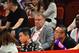 SHENZHEN, CHINA - SEPTEMBER 9: Managing Director Jerry Colangelo of the USA Basketball Men's National Team takes in the game against Team Brazil during the 2019 FIBA World Cup Classification Round at the Shenzhen Bay Sports Center on September 9, 2019 in Shenzhen, China. NOTE TO USER: User expressly acknowledges and agrees that, by downloading and/or using this Photograph, user is consenting to the terms and conditions of the Getty Images License Agreement. Mandatory Copyright Notice: Copyright 2019 NBAE (Photo by Jesse D. Garrabrant/NBAE via Getty Images)