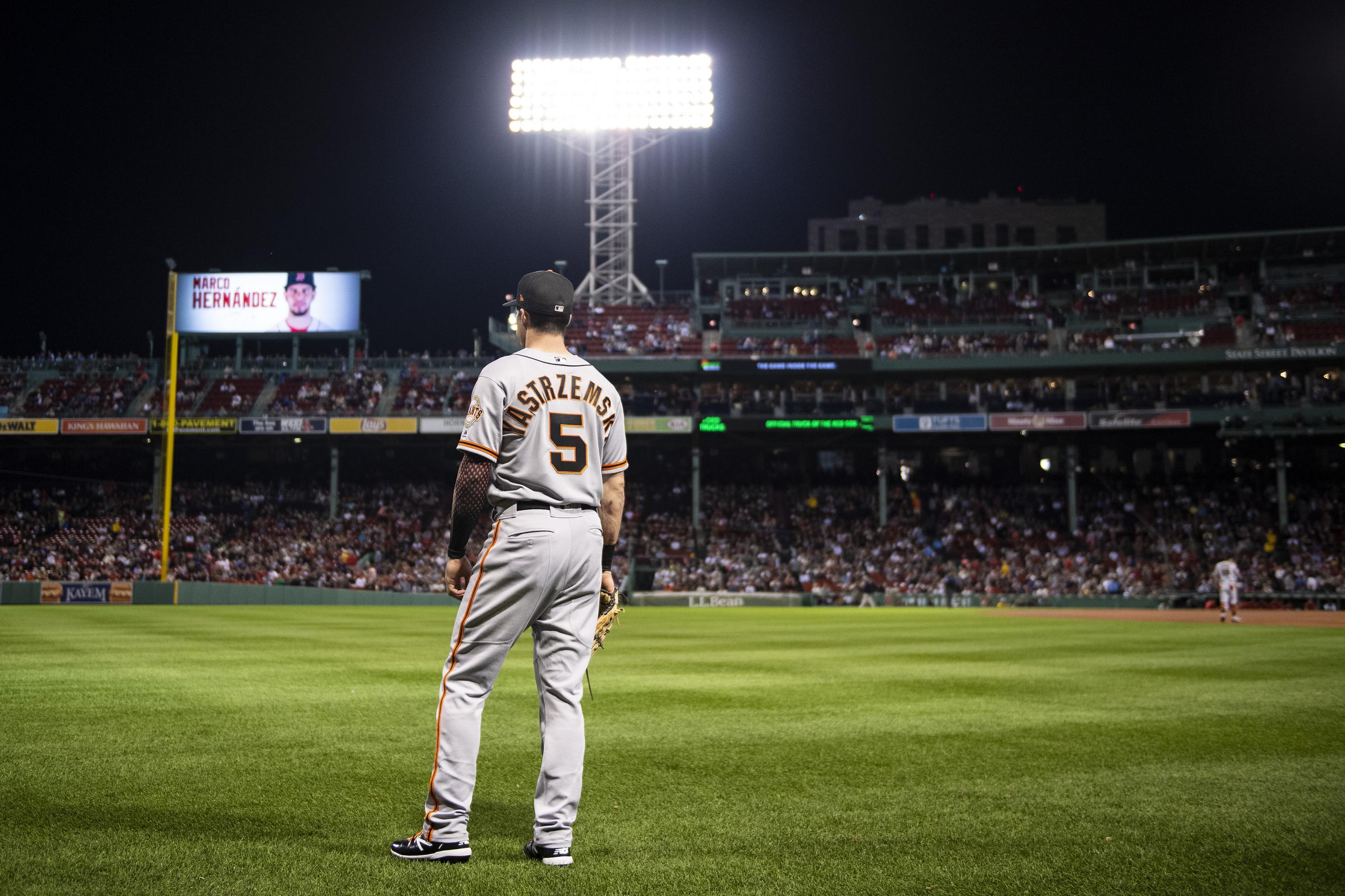 A legacy in left field: Giants OF Mike Yastrzemski visits with legendary  grandfather - Yaz - and homers in fairytale trip to Fenway Park