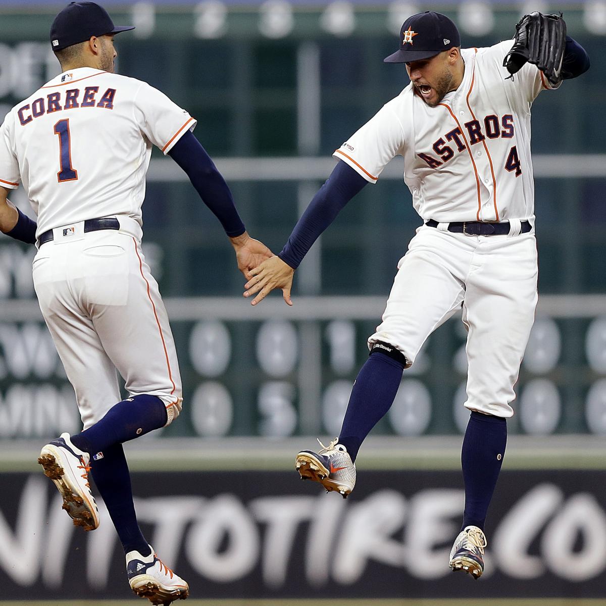 Astros Clinch Playoff Spot with Win vs. Rangers News, Scores