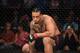 SAN ANTONIO, TEXAS - JULY 20: Greg Hardy stands in his corner prior to facing Juan Adams in their heavyweight bout during the UFC Fight Night event at AT&T Center on July 20, 2019 in San Antonio, Texas. (Photo by Josh Hedges/Zuffa LLC/Zuffa LLC via Getty Images)