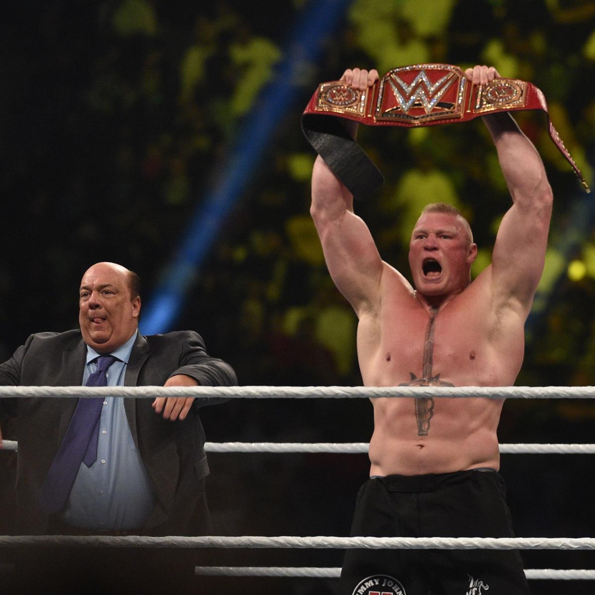 WWE News Brock Lesnar's SmackDown Dates Revealed Ahead of Fox Debut