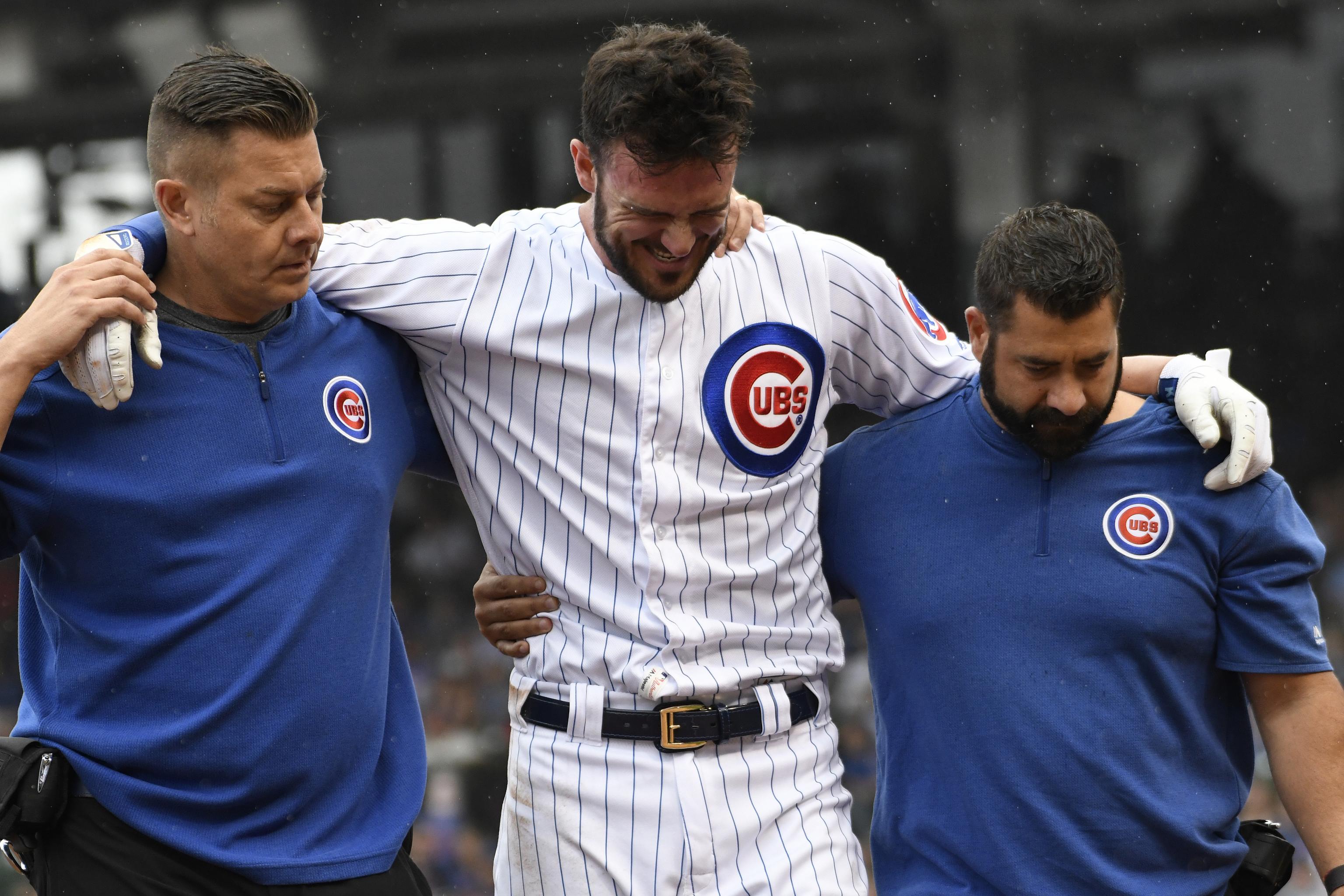 Agent blasts MLB after Chicago Cubs' Kris Bryant slips on wet base