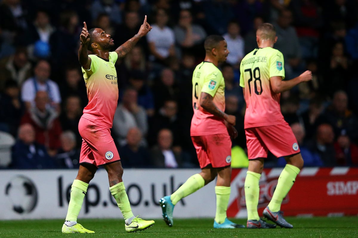 Raheem Sterling Scores, Manchester City Cruise Past Preston North End in EFL Cup