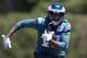 PHILADELPHIA, PA - JUNE 11: Alshon Jeffery #17 of the Philadelphia Eagles runs with the ball during mandatory minicamp at the NovaCare Complex on June 11, 2019 in Philadelphia, Pennsylvania. (Photo by Mitchell Leff/Getty Images)