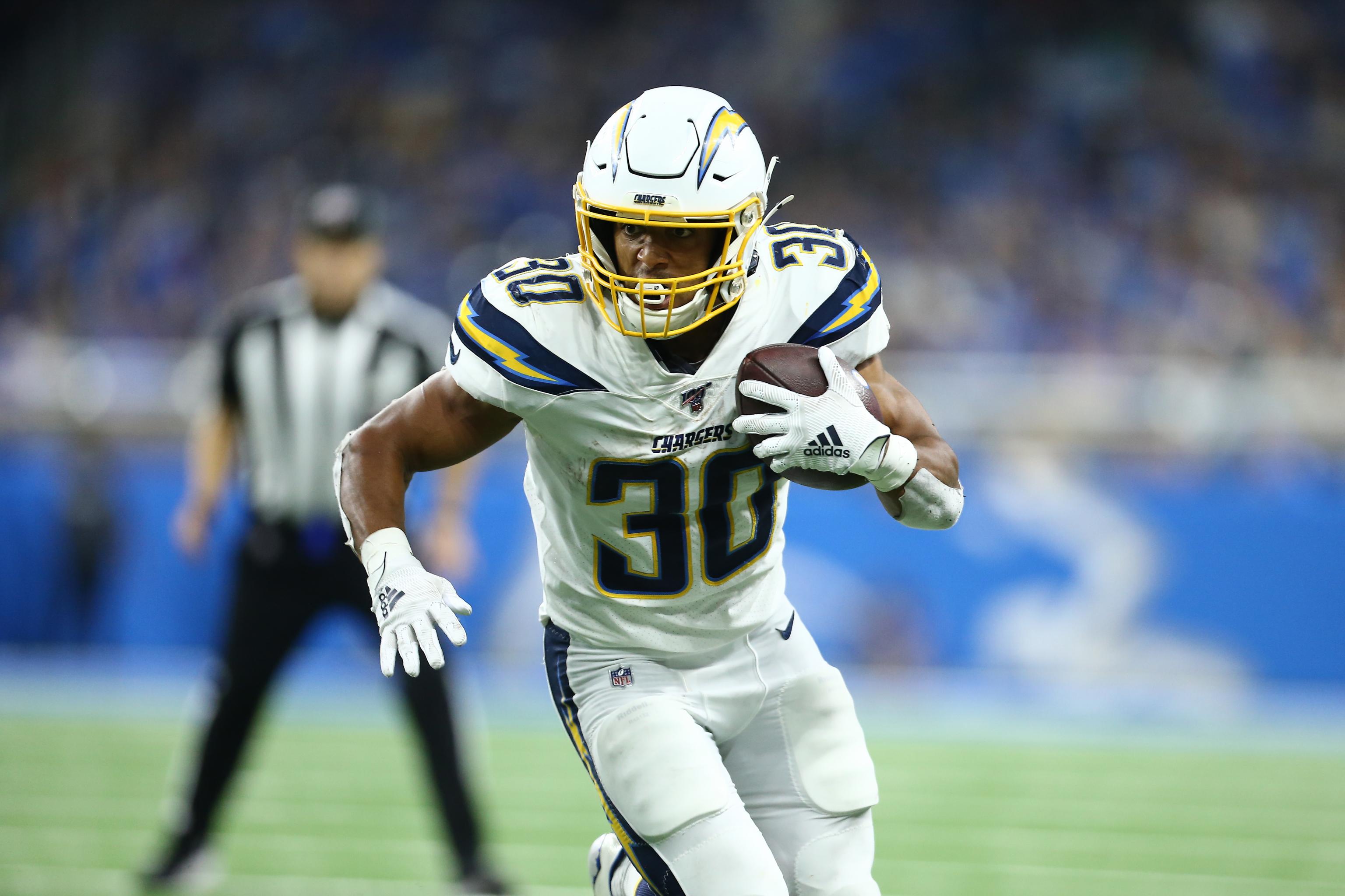 Chargers' Austin Ekeler does Melvin Gordon imitation - Los Angeles