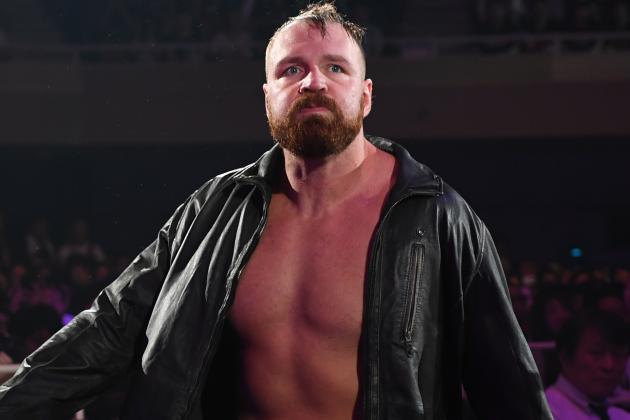 TOKYO, JAPAN - AUGUST 11:  Jon Moxley enters the ring during the New Japan Pro-Wrestling G1 Climax 29 at Nippon Budokan on August 11, 2019 in Tokyo, Japan. (Photo by Etsuo Hara/Getty Images)