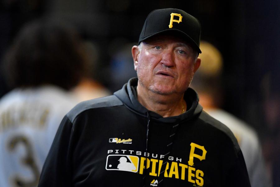 Pittsburgh Pirates manager Clint Hurdle shows the All-Star jersey for  starting pitcher Gerrit Cole after he accepted it for Col before a baseball  game against the St. Louis Cardinals, Sunday, July 12, 2015, in Pittsburgh.  (AP Photo/Keith Srakocic Stoc