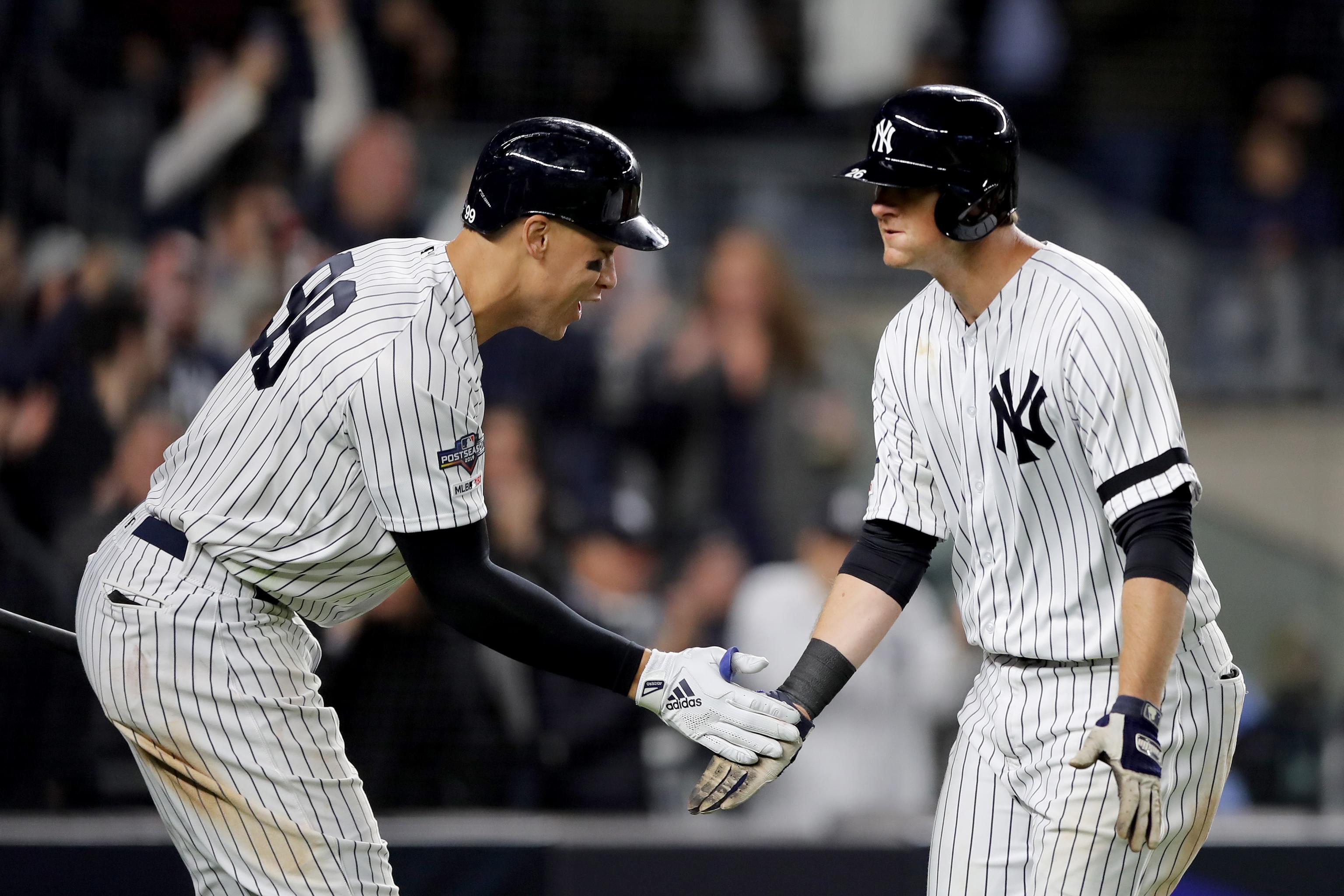 DJ LeMahieu, New York Yankees clobber Minnesota Twins, 10-4, in Game 1