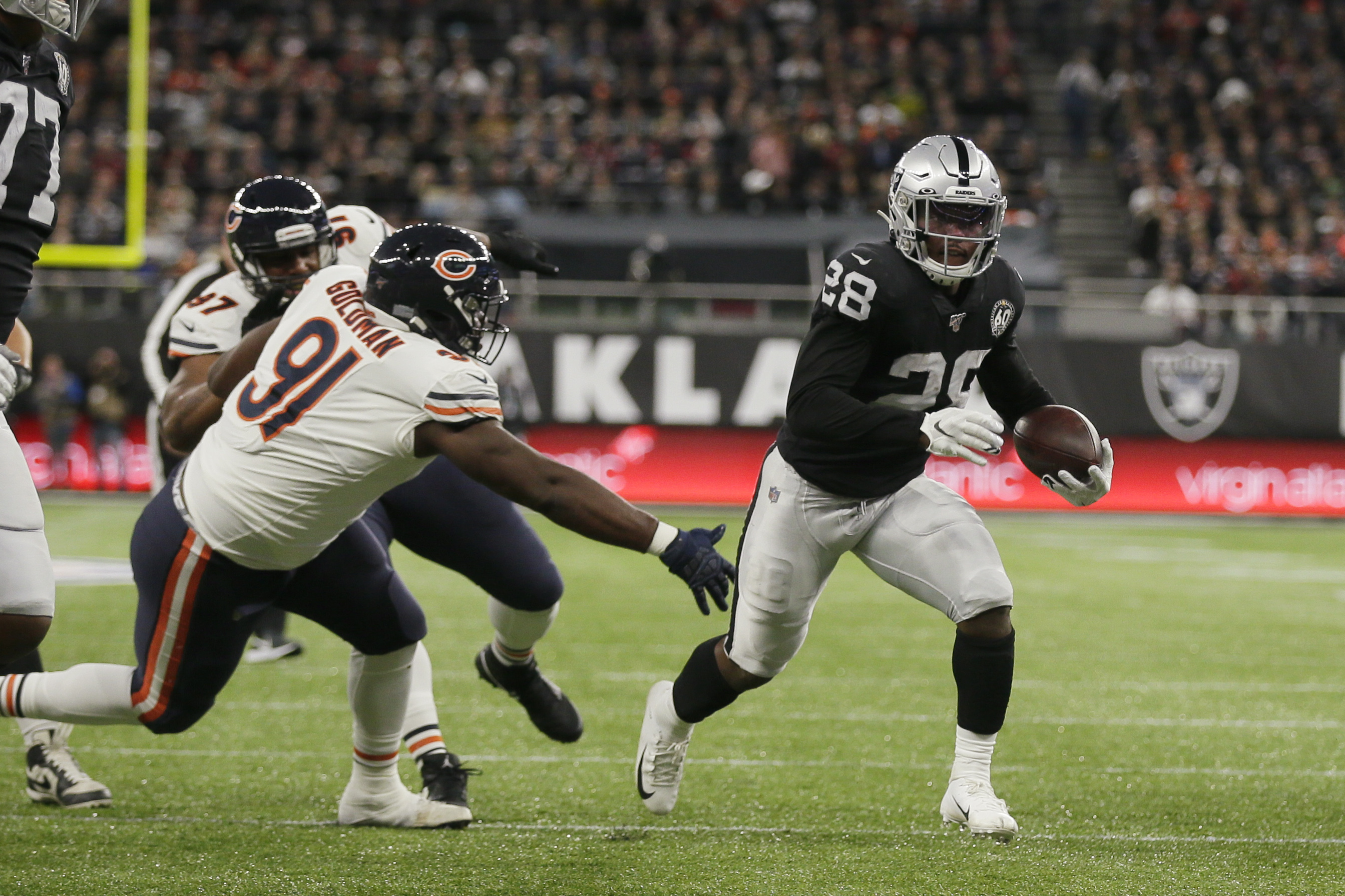 Sunday's top NFL game: Raiders stun Bears in London