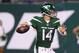 New York Jets quarterback Sam Darnold (14) throws a pass during the first half of a preseason NFL football game against the New Orleans Saints Saturday, Aug. 24, 2019, in East Rutherford, N.J. (AP Photo/Noah K. Murray)