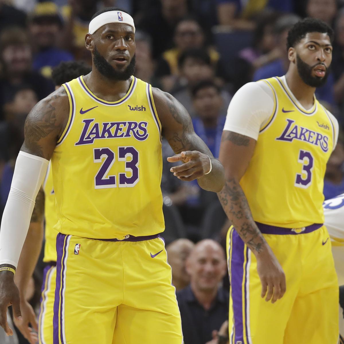 The Fun Story Of Lebron James Gifting Anthony Davis The No 23 Lakers Jersey Bleacher Report Latest News Videos And Highlights