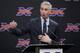 FILE - In this Feb. 25, 2019, file photo, XFL Football Commissioner Oliver Luck talks to reporters before introducing former NFL football quarterback Jim Zorn as the head coach for Seattle's XFL football team, in Seattle. Oliver Luck’s first year as the XFL’s commissioner has mostly been confined to the office and getting the league’s framework set up. The next couple months though are what Luck refers to as the fun part of preparing for next year’s return. (AP Photo/Ted S. Warren, File)