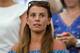 Coleen Rooney, wife of England's forward Wayne Rooney, attends the Euro 2016 round of 16 football match between England and Iceland at the Allianz Riviera stadium in Nice on June 27, 2016.
England lost 2-1 to Iceland. / AFP / PAUL ELLIS (Photo credit should read PAUL ELLIS/AFP/Getty Images)
