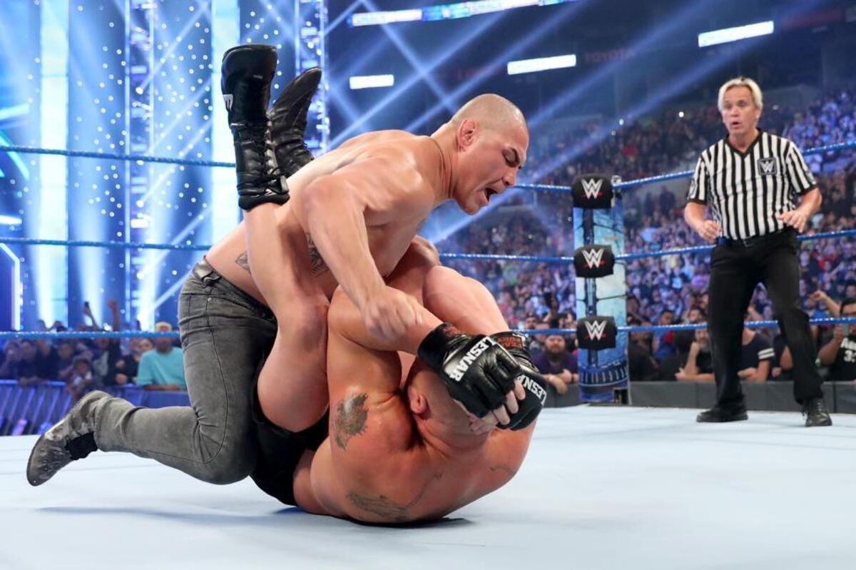 Brock Lesnar Vs Cain Velasquez Braun Strowman Vs Tyson Fury Wwe Matches Set Bleacher Report Latest News Videos And Highlights