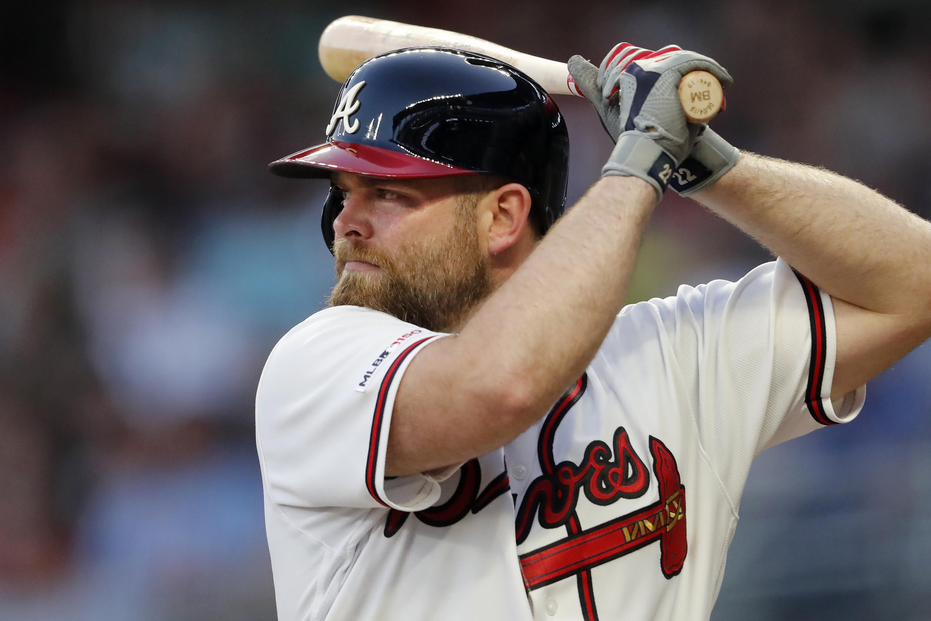 Braves catcher admits 'I didn't feel it, but I heard it' on interference  call – Trentonian
