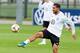BOCHUM, GERMANY - SEPTEMBER 28: Emre Can of Germany controls the ball during a training session at BVB-Trainingsgelaende on October 7, 2019 in Dortmund, Germany. Germany will play against Argentina in an international friendly match on October 9, 2019 in Dortmund. (Photo by TF-Images/Getty Images)