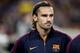 BARCELONA, SPAIN - OCTOBER 2: Antoine Griezmann of FC Barcelona during the UEFA Champions League match between FC Barcelona v Internazionale at the Camp Nou on October 2, 2019 in Barcelona Spain (Photo by David S. Bustamante/Soccrates/Getty Images)