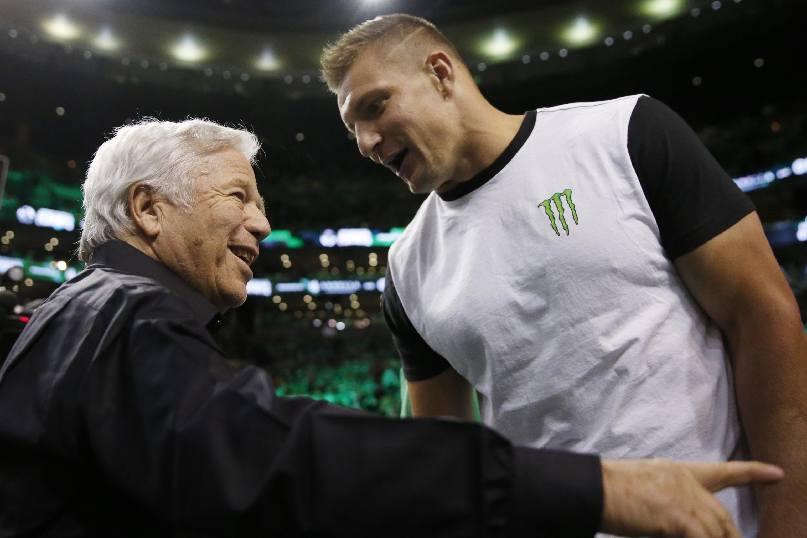 Patriots owner Robert Kraft says he can 'hope and pray' Rob Gronkowski  comes back