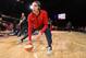 UNCASVILLE, CT - OCTOBER 10: Elena Delle Donne #11 of Washington Mystics stretches before the game against the Connecticut Sun during Game Five of the 2019 WNBA Finals on October 10, 2019 at the Mohegan Sun Arena in Uncasville, Connecticut. NOTE TO USER: User expressly acknowledges and agrees that, by downloading and or using this photograph, User is consenting to the terms and conditions of the Getty Images License Agreement. Mandatory Copyright Notice: Copyright 2019 NBAE (Photo by Stephen Gosling/NBAE via Getty Images)