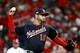 ST LOUIS, MISSOURI - OCTOBER 11: Anibal Sanchez #19 of the Washington Nationals throws a pitch against the St. Louis Cardinals during the sixth inning in game one of the National League Championship Series at Busch Stadium on October 11, 2019 in St Louis, Missouri. (Photo by Scott Kane/Getty Images)
