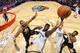 NEW ORLEANS, LOUISIANA - OCTOBER 11: Zion Williamson #1 of the New Orleans Pelicans shoots against Rudy Gobert #27 of the Utah Jazz during the second half of a game at the Smoothie King Center on October 11, 2019 in New Orleans, Louisiana. (Photo by Jonathan Bachman/Getty Images)