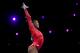 STUTTGART, GERMANY - OCTOBER 12: Simone Biles of United States reacts after her routine in Women's Vault Final in the Apparatus Finals during Day 9 of 49th FIG Artistic Gymnastics World Championships at Hanns-Martin-Schleyer-Halle on October 12, 2019 in Stuttgart, Germany. (Photo by Laurence Griffiths/Getty Images)