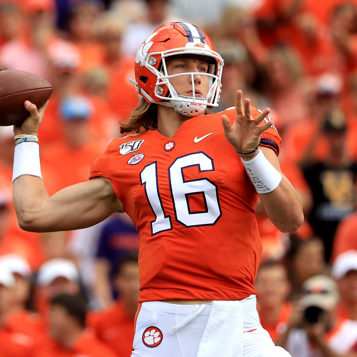 Trevor Lawrence Throws 3 Tds As No 2 Clemson Routs Fsu 45 14 News Scores Highlights Stats