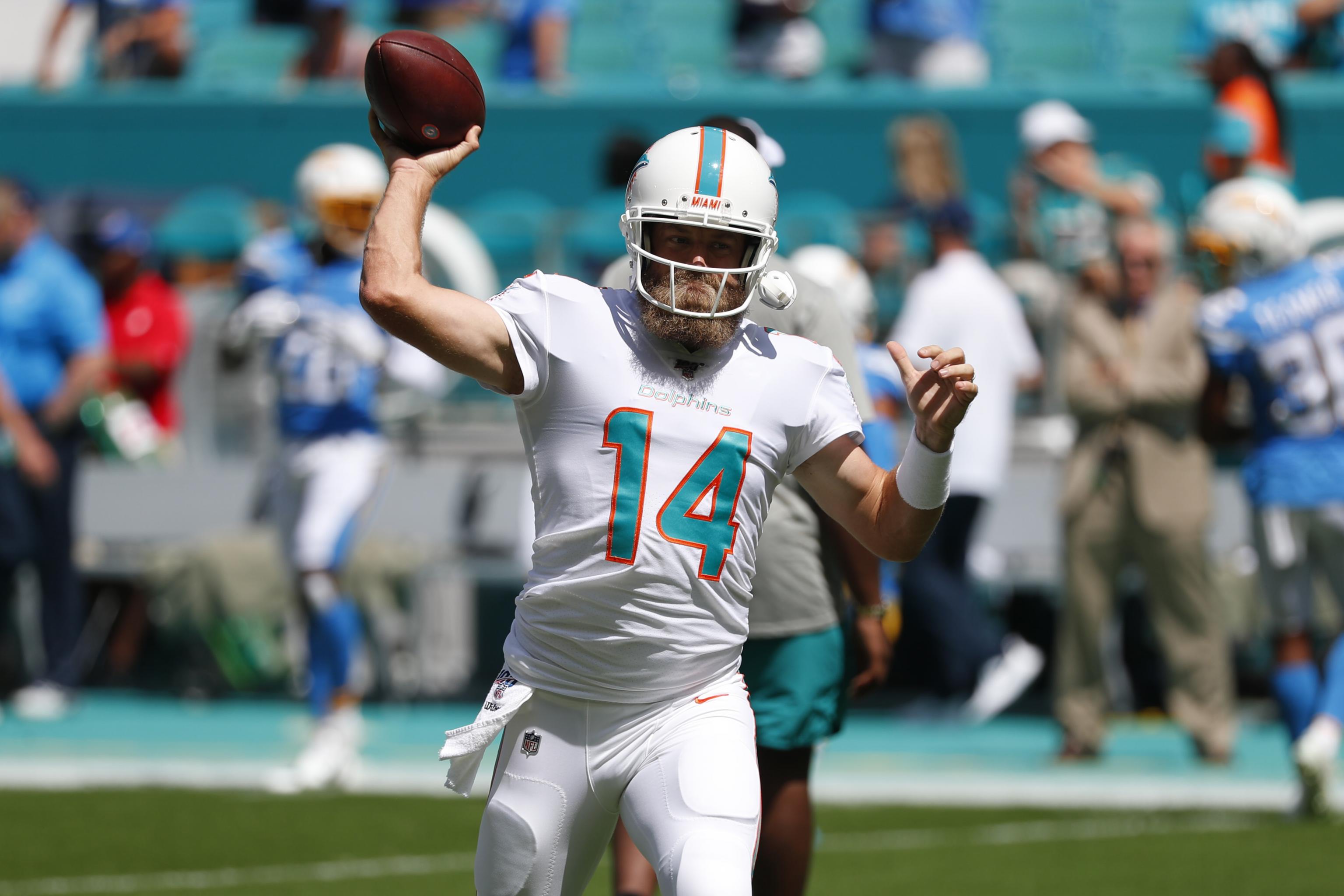 Dolphins bench Josh Rosen for Fitzpatrick vs. Redskins