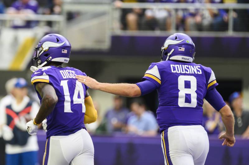Image result for kirk cousins stefon diggs