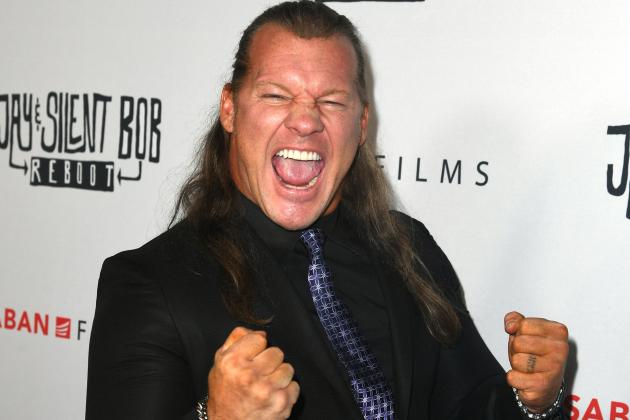 HOLLYWOOD, CALIFORNIA - OCTOBER 14: Chris Jericho arrives at the premiere of Saban Films'
