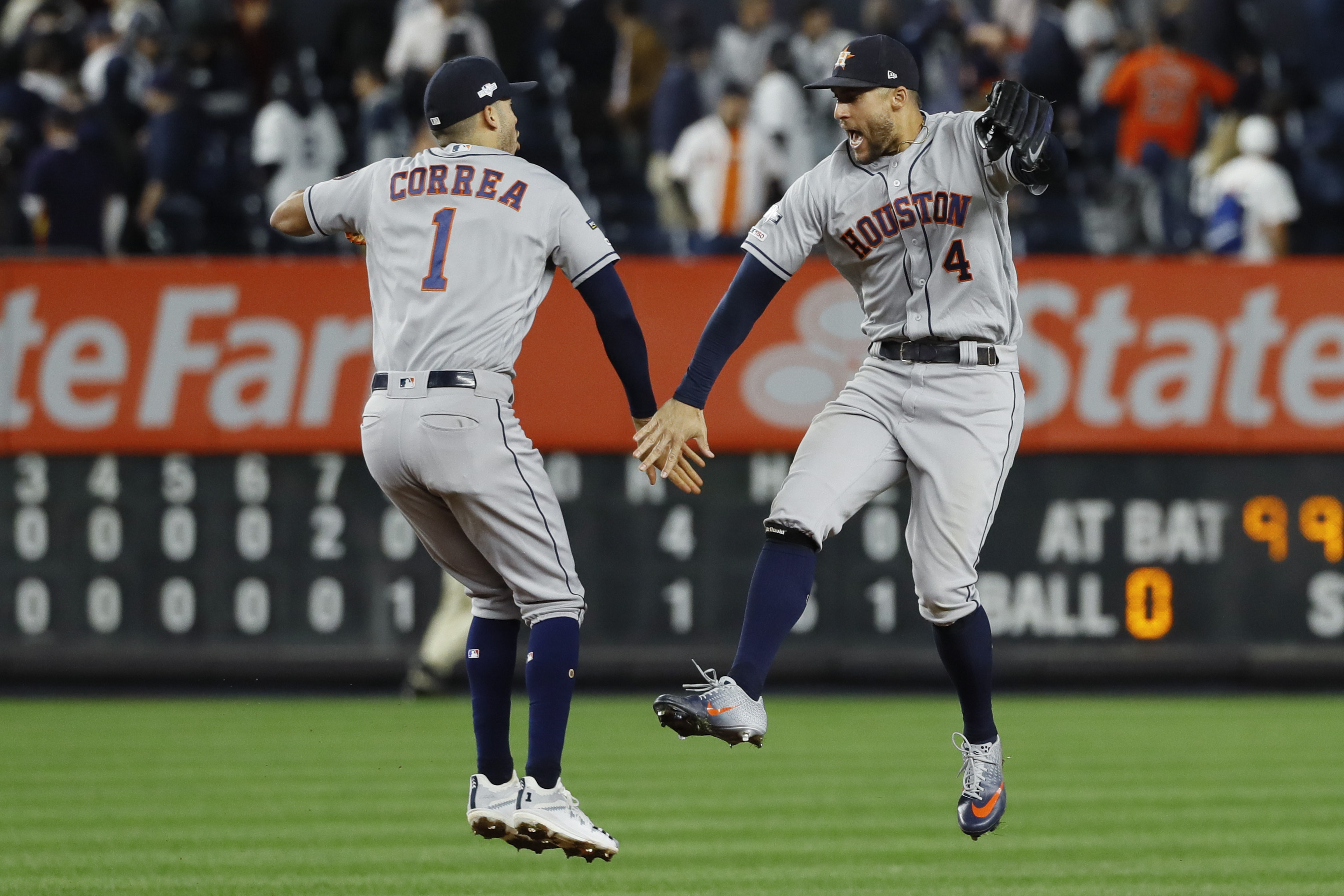 Yankees even ALCS with late rally vs. Astros