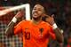 AMSTERDAM, NETHERLANDS - NOVEMBER 16: Memphis Depay of the Netherlands celebrates after scoring his team's second goal during the UEFA Nations League Group A match between Netherlands and France at the Stadion Feijenoord on November 16, 2018 in Amsterdam, Netherlands. (Photo by Dean Mouhtaropoulos/Getty Images)
