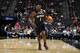 SAN ANTONIO, TX - OCTOBER 13: Zion Williamson #1 of the New Orleans Pelicans handles the ball against the San Antonio Spurs during a pre-season game on October 13, 2019 at the AT&T Center in San Antonio, Texas. NOTE TO USER: User expressly acknowledges and agrees that, by downloading and or using this photograph, user is consenting to the terms and conditions of the Getty Images License Agreement. Mandatory Copyright Notice: Copyright 2019 NBAE (Photos by Logan Riely/NBAE via Getty Images)