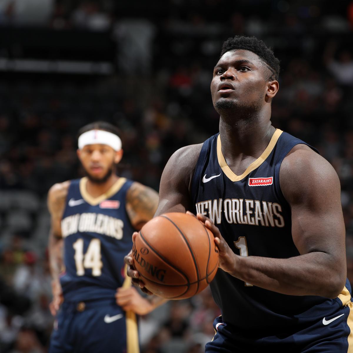Report: Pelicans' Zion Williamson to Miss 'Period of Weeks' with Knee Injury