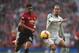 Manchester United's English striker Marcus Rashford (L) and Liverpool's Dutch defender Virgil van Dijk (R) challenge for the ball during the English Premier League football match between Manchester United and Liverpool at Old Trafford in Manchester, north west England, on February 24, 2019. (Photo by Oli SCARFF / AFP) / RESTRICTED TO EDITORIAL USE. No use with unauthorized audio, video, data, fixture lists, club/league logos or 'live' services. Online in-match use limited to 120 images. An additional 40 images may be used in extra time. No video emulation. Social media in-match use limited to 120 images. An additional 40 images may be used in extra time. No use in betting publications, games or single club/league/player publications. / (Photo credit should read OLI SCARFF/AFP/Getty Images)