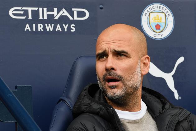 MANCHESTER, ENGLAND - OCTOBER 06: Pep Guardiola the head coach / manager of Manchester City during the Premier League match between Manchester City and Wolverhampton Wanderers at Etihad Stadium on October 6, 2019 in Manchester, United Kingdom. (Photo by Sam Bagnall - AMA/Getty Images)