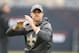 New Orleans Saints quarterback Drew Brees (9) before an NFL football game against the Chicago Bears in Chicago, Sunday, Oct. 20, 2019. (AP Photo/Charles Rex Arbogast)
