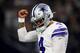 ARLINGTON, TEXAS - OCTOBER 20: Dak Prescott #4 of the Dallas Cowboys celebrates a first quarter touchdown against the Philadelphia Eagles in the game at AT&T Stadium on October 20, 2019 in Arlington, Texas. (Photo by Tom Pennington/Getty Images)