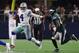 ARLINGTON, TEXAS - OCTOBER 20: Dak Prescott #4 of the Dallas Cowboys is pursued by Malcolm Jenkins #27 of the Philadelphia Eagles at AT&T Stadium on October 20, 2019 in Arlington, Texas. (Photo by Richard Rodriguez/Getty Images)