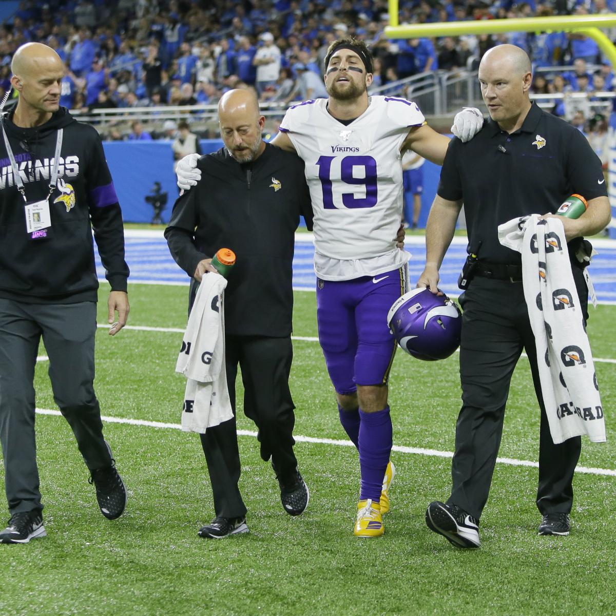 Report: Adam Thielen Avoids Serious Injury, Likely out for Vikings vs