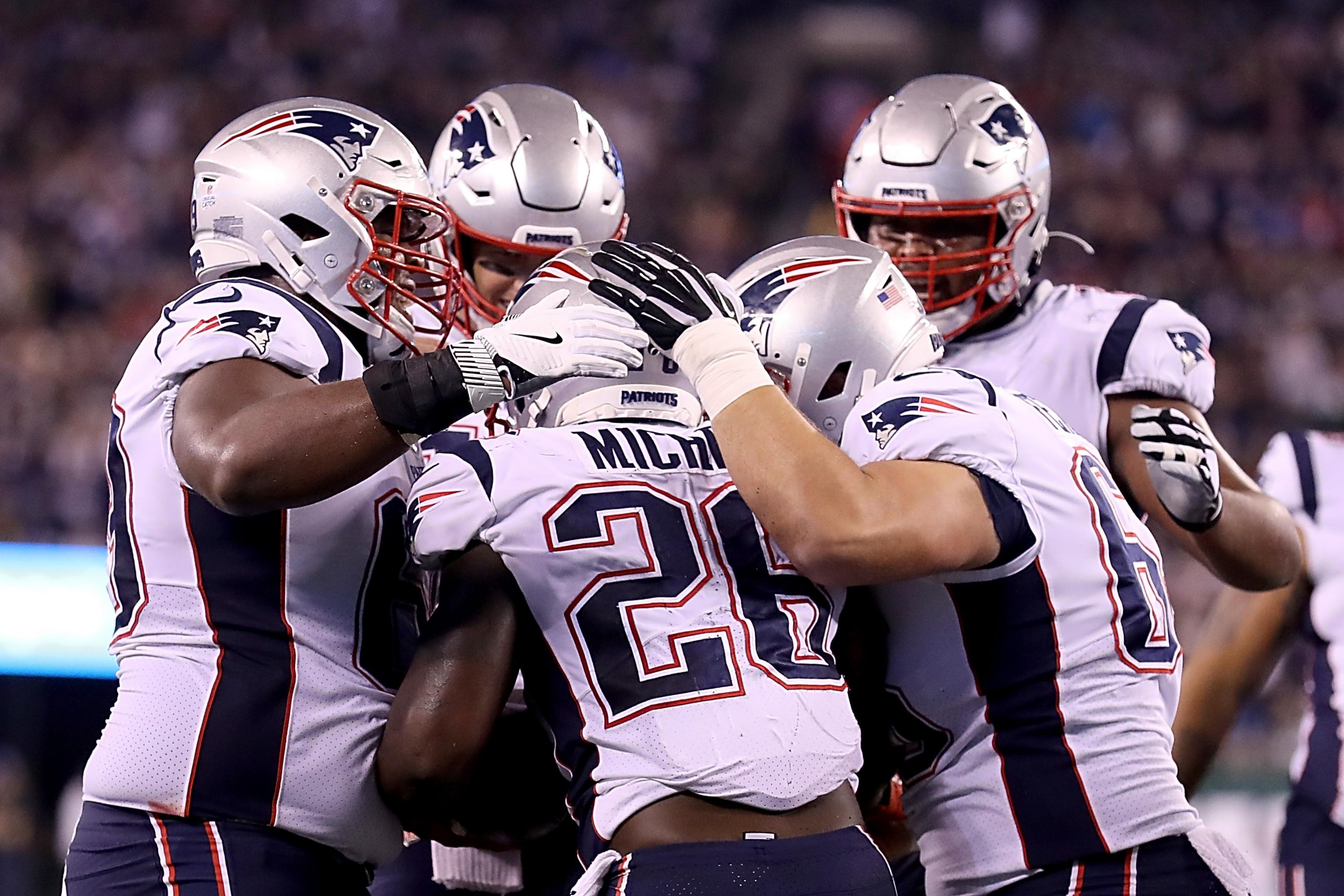 Sony Michel Helps the Pats Stay Perfect