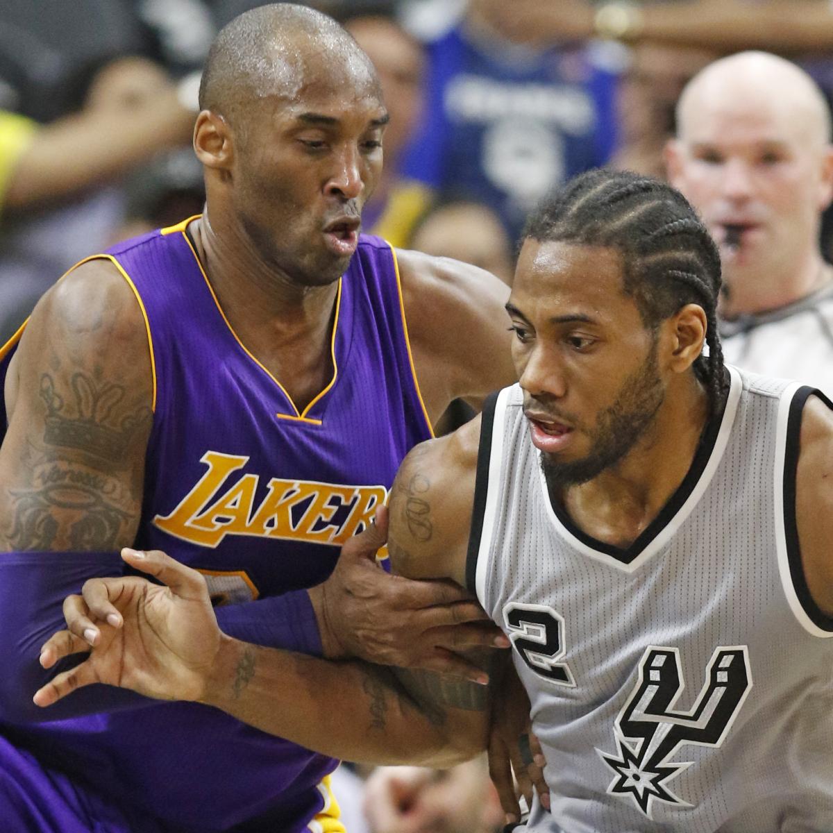 Kobe Bryant Kawhi Leonard Wanted Challenge Of Winning Without Lebron James Bleacher Report Latest News Videos And Highlights